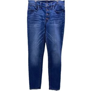 J.CREW Jeans Women's Size 27 (30x27) High Rise Skinny Button Fly 5 Pocket Denim